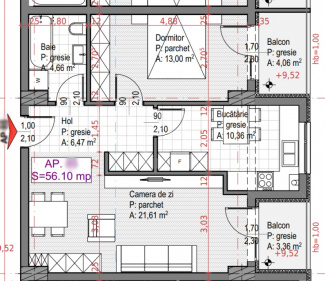 VA2 141961 - Apartment 2 rooms for sale in Sopor, Cluj Napoca