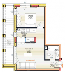 VA2 145621 - Apartment 2 rooms for sale in Floresti