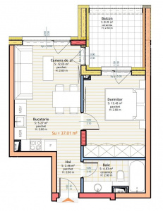 VA2 145622 - Apartament 2 camere de vanzare in Floresti