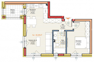 VA2 145626 - Apartament 2 camere de vanzare in Floresti