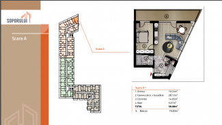 VA2 148824 - Apartament 2 camere de vanzare in Sopor, Cluj Napoca